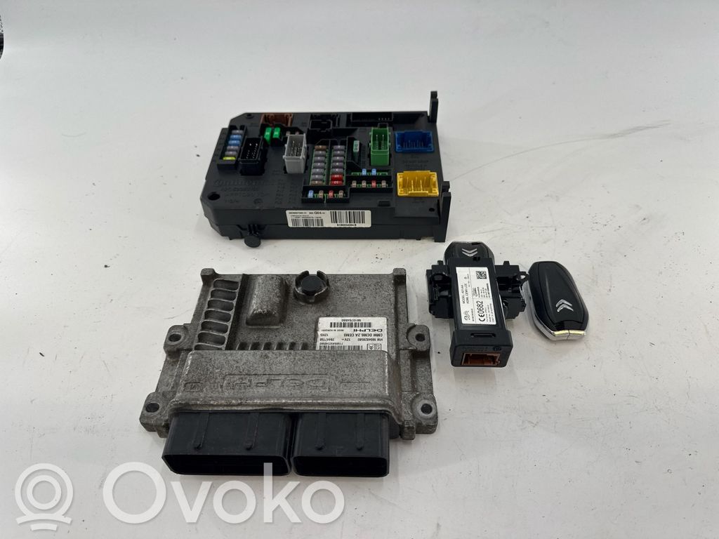 Citroen C4 Grand Picasso Engine ECU kit and lock set 