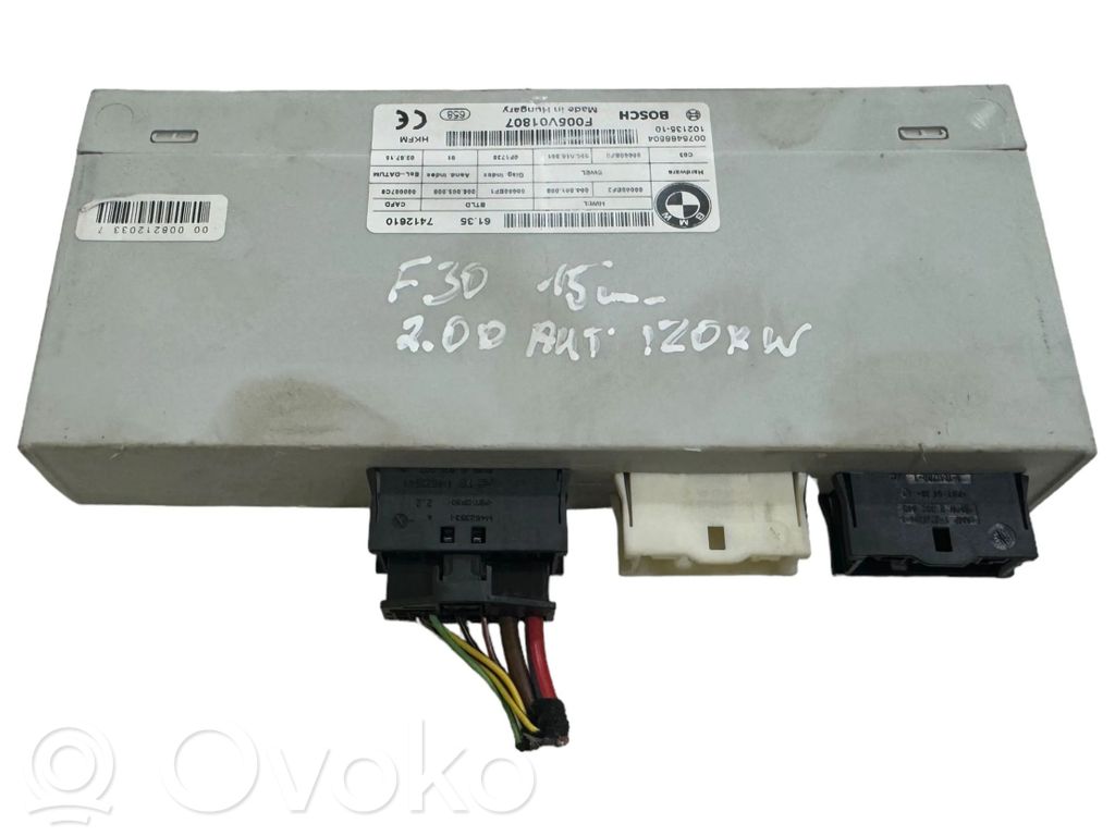 BMW 3 F30 F35 F31 Other control units/modules 
