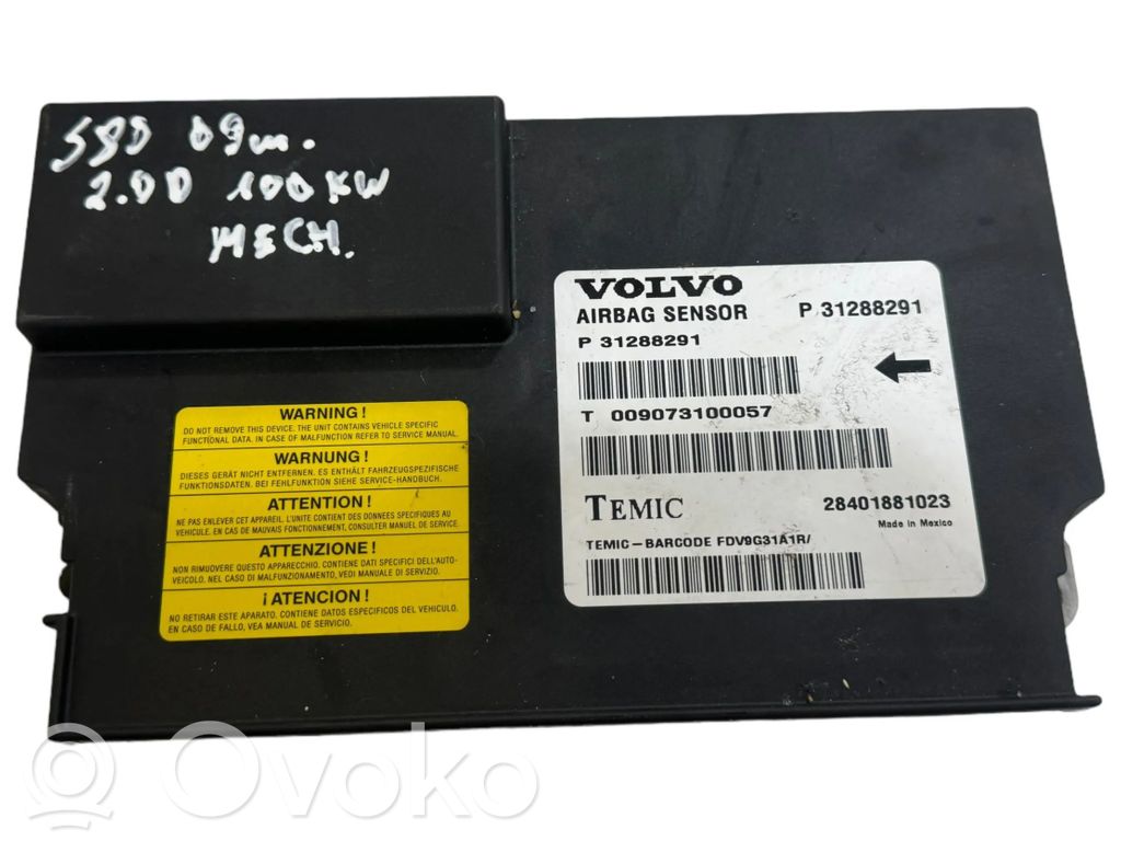 Volvo S80 Airbag control unit/module 
