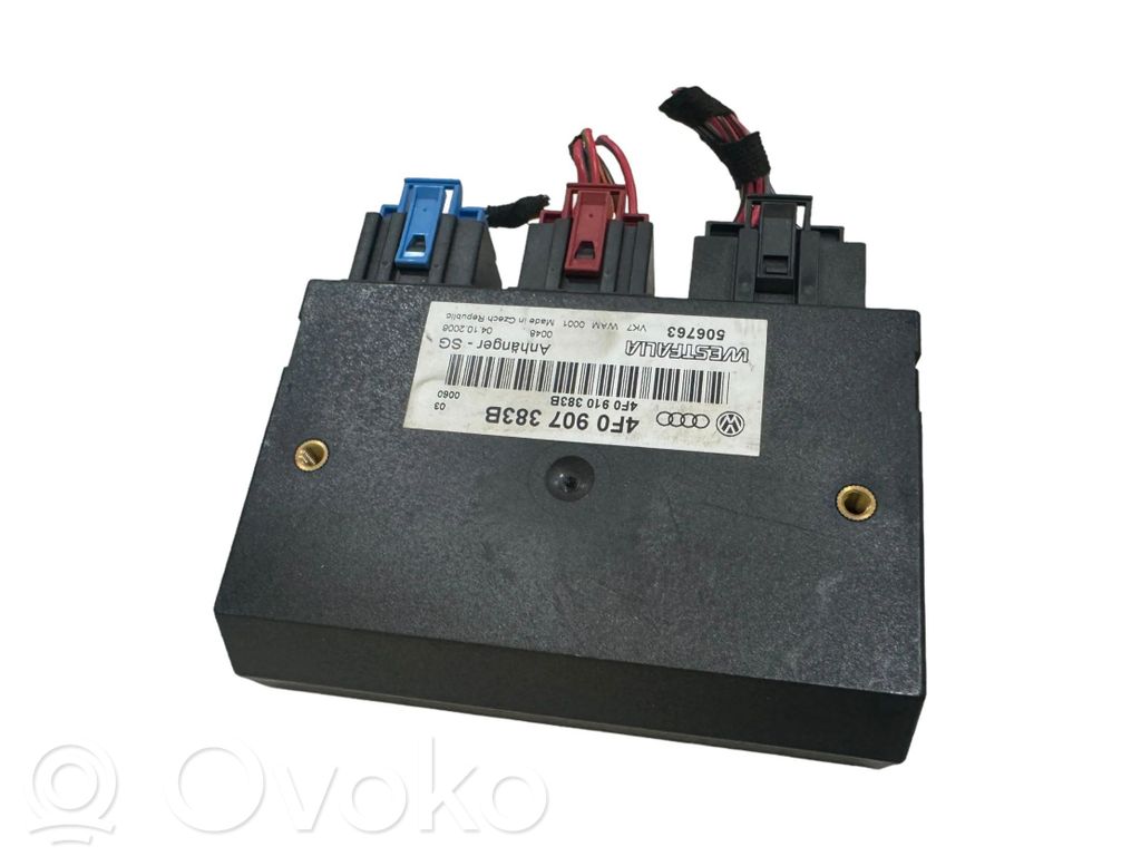 Audi A6 S6 C6 4F Tow bar trailer control unit/module 