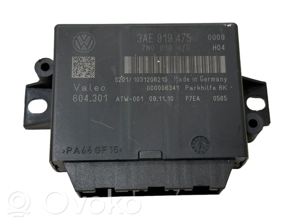 Volkswagen PASSAT B7 Parking PDC control unit/module 