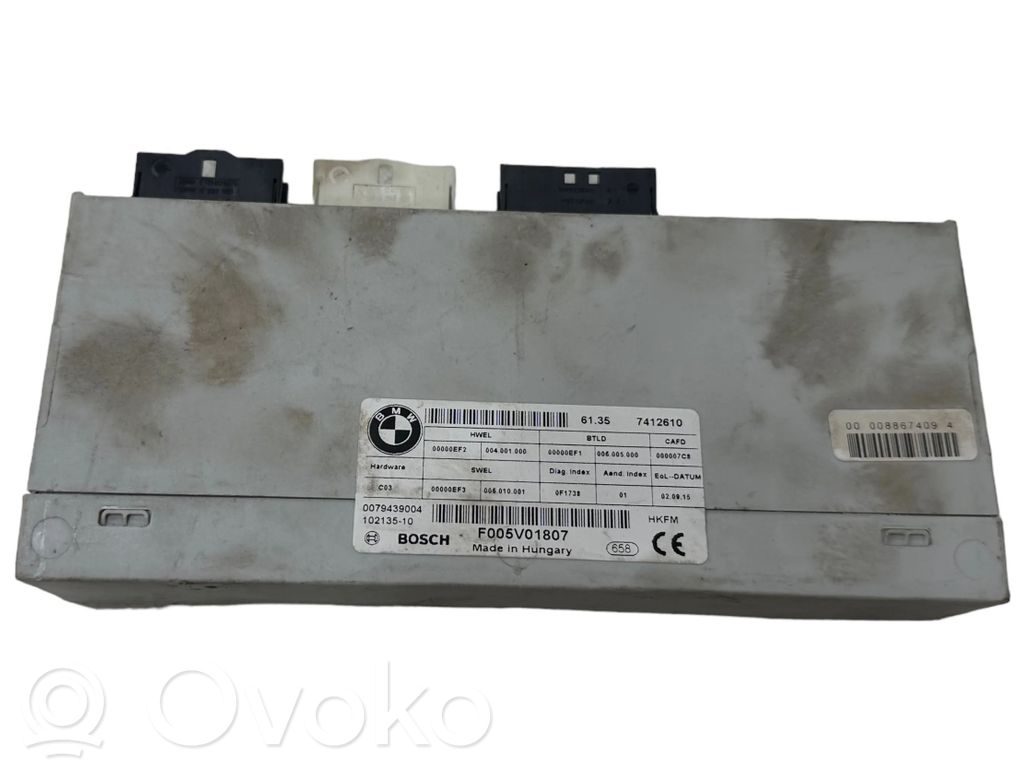 Sterownik / Moduł elektrycznej klapy tylnej / bagażnika   7412610,0079439004,F005V01807