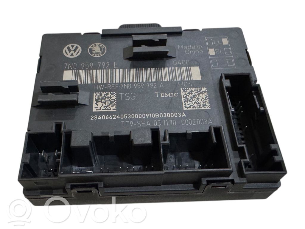 Skoda Yeti (5L) Door control unit/module 