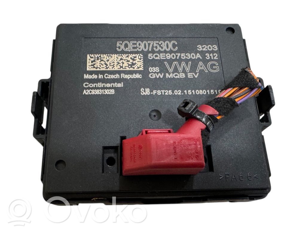 Volkswagen e-Golf Gateway control module 