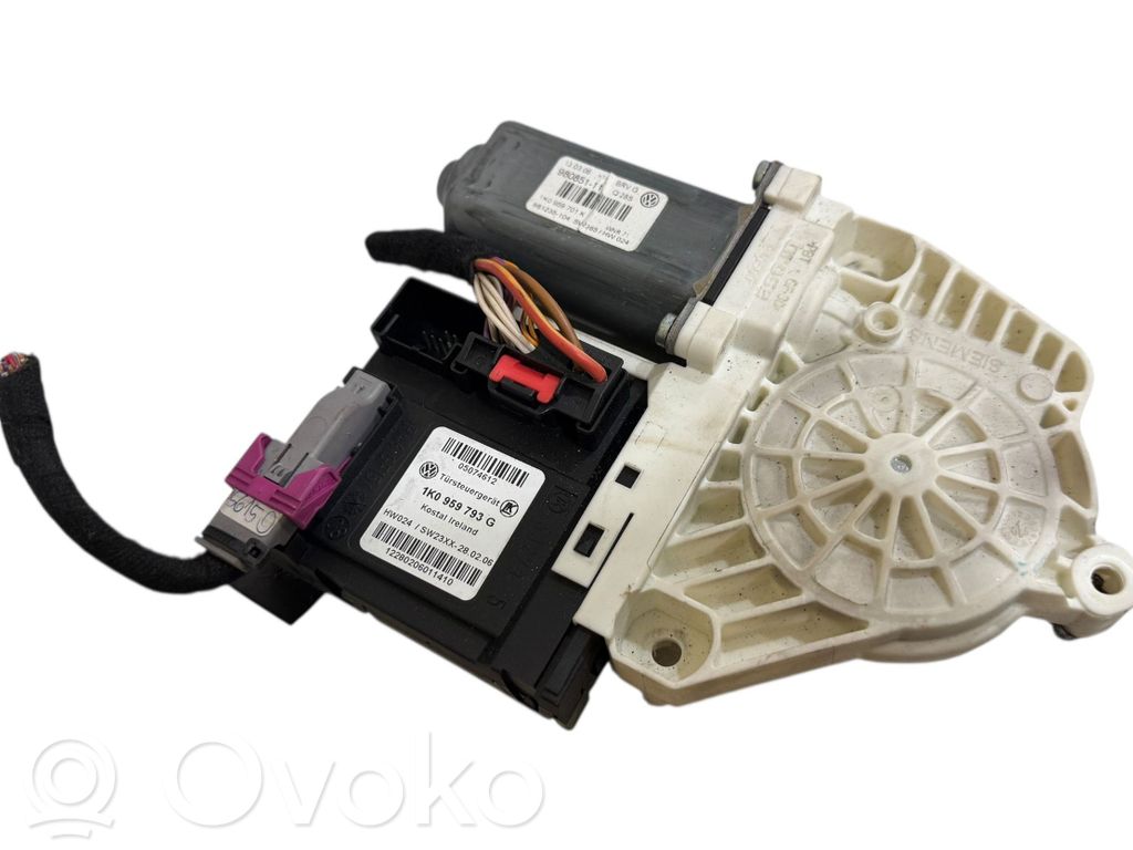Silnik regulatora szyby drzwi przednich   98085111,1K0959701K,981235104