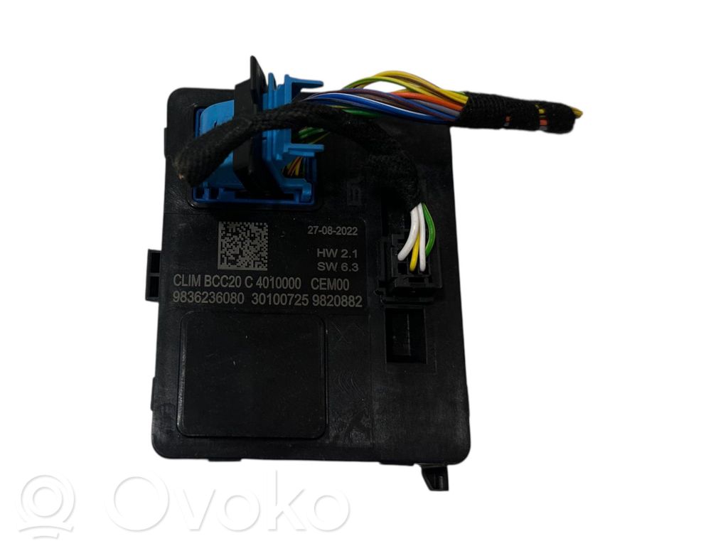 Opel Corsa F Other control units/modules 