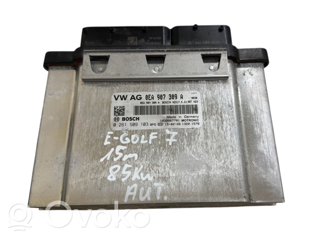 Engine control unit/module   0EA907309A,0261S09103