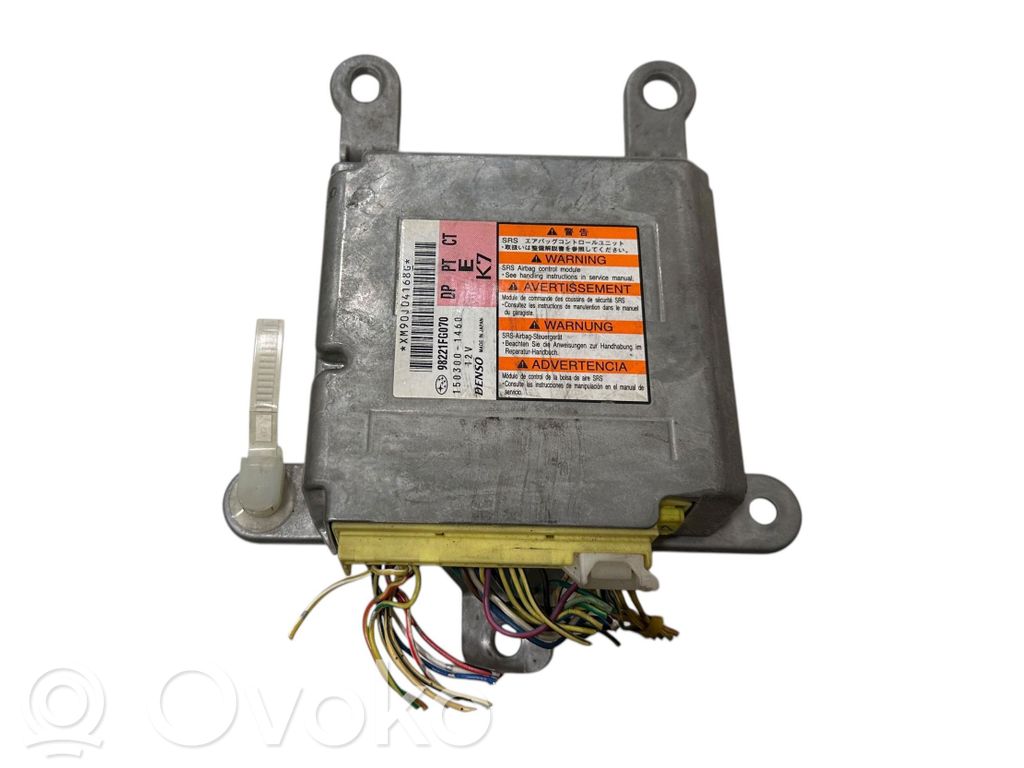 Sterownik / Moduł Airbag   98221FG070,XM90J04168G,1503001460