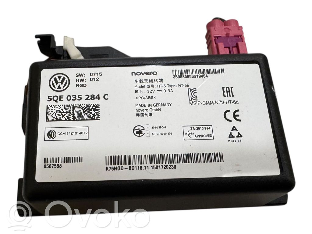 Volkswagen e-Golf Other control units/modules 