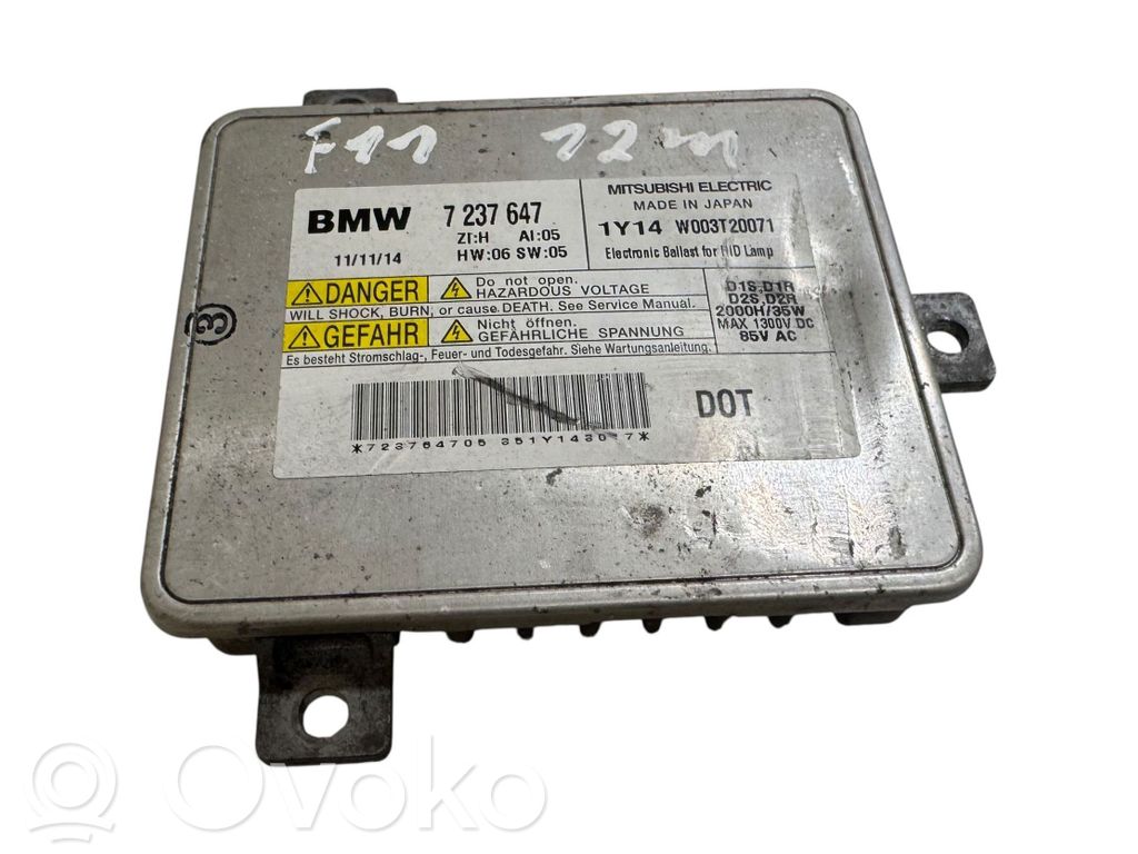 BMW 5 F10 F11 Headlight ballast module Xenon 