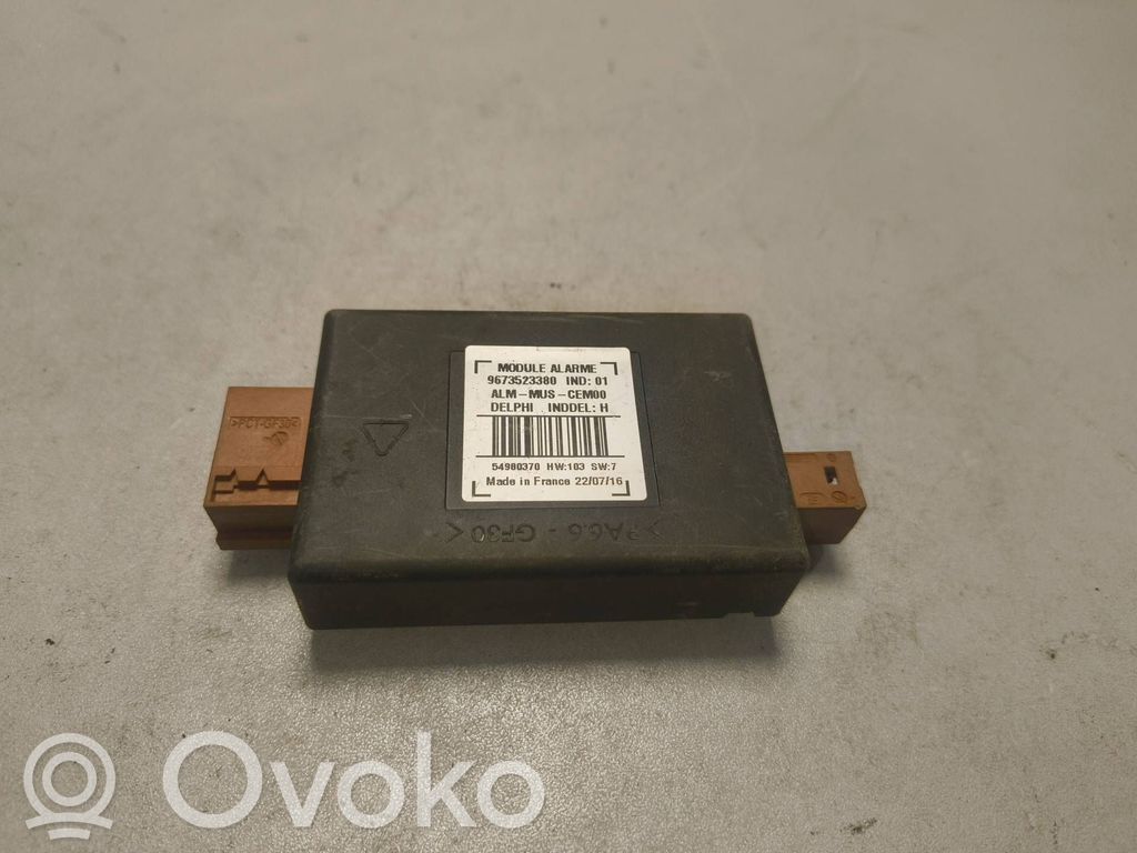 Citroen C4 II Picasso Alarm control unit/module 