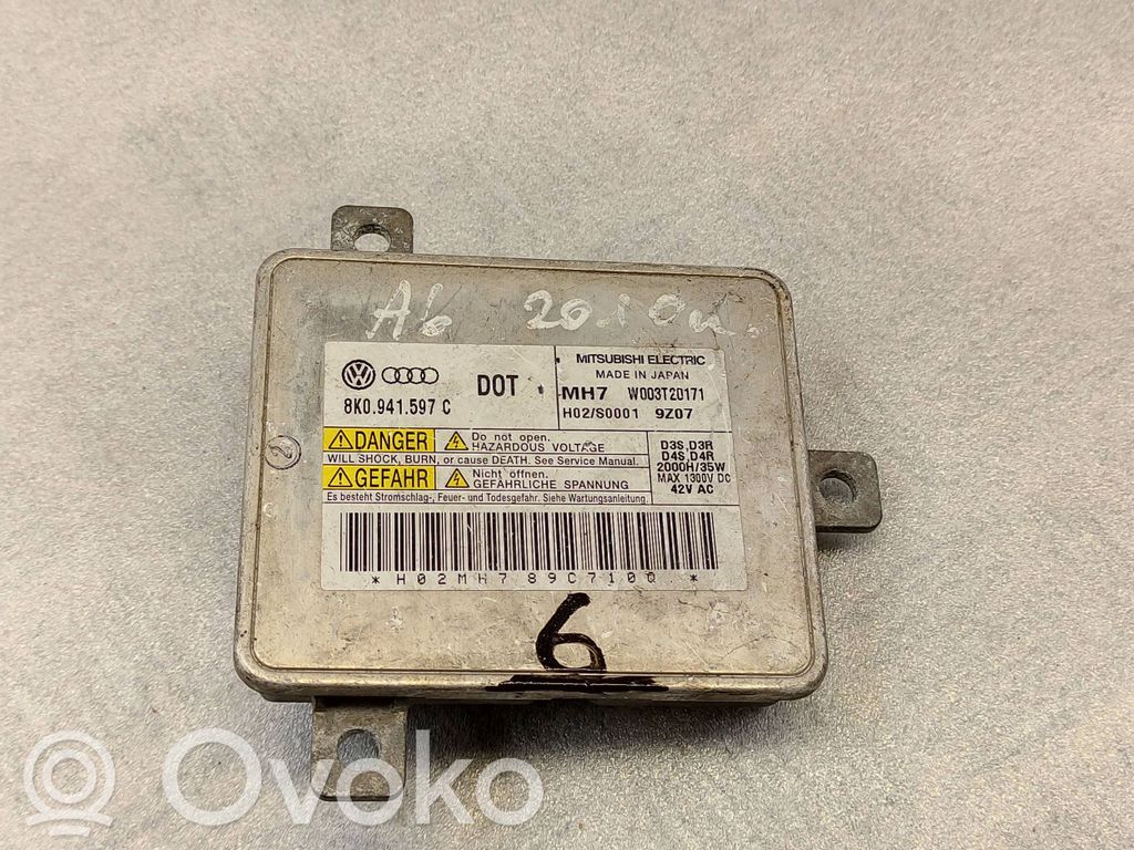 Audi A6 S6 C6 4F Lastre de faros xenón 