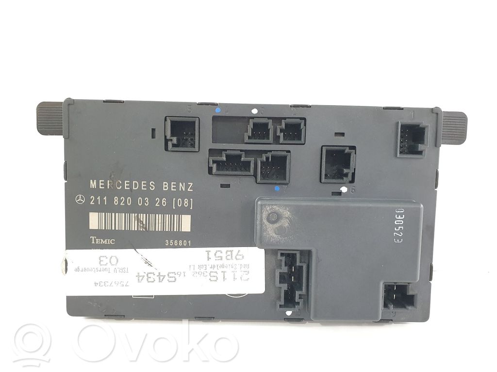 Mercedes-Benz E W211 Door control unit/module 