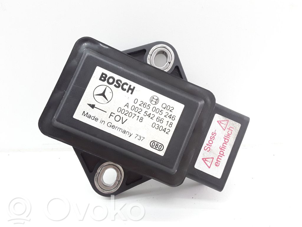 Mercedes-Benz E W211 ESP acceleration yaw rate sensor 