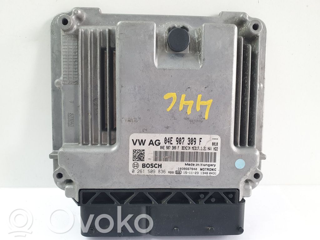 Engine control unit/module   04E907309F,0261S09836