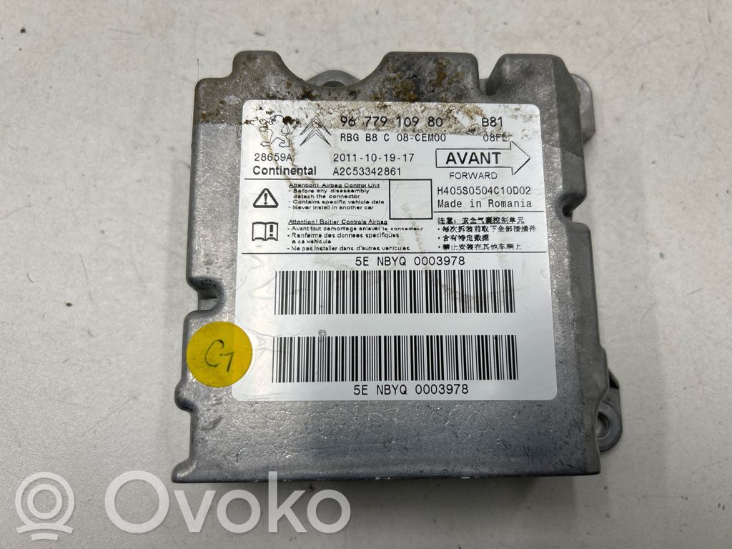 Citroen DS5 Airbag control unit/module 