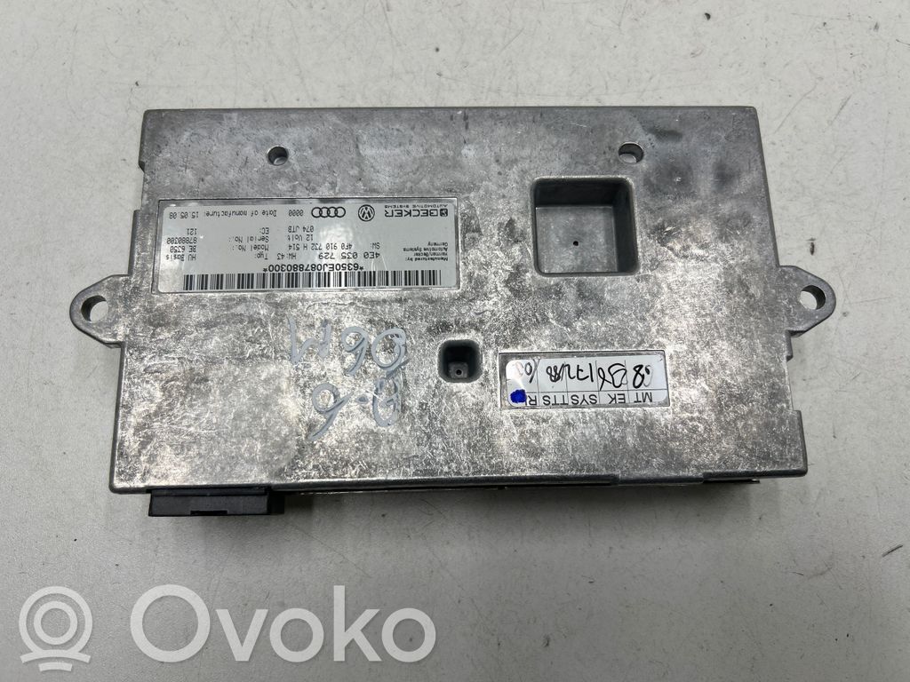 Audi A6 S6 C6 4F MMI control unit 