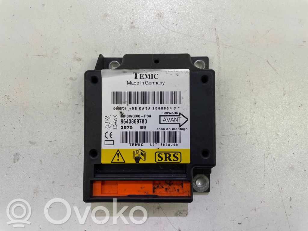 Peugeot 607 Airbag control unit/module 
