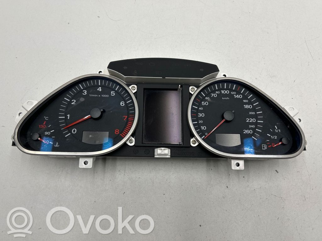 Audi A6 S6 C6 4F Speedometer (instrument cluster) 