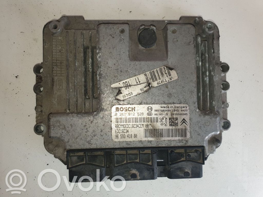 Peugeot 407 Engine control unit/module 