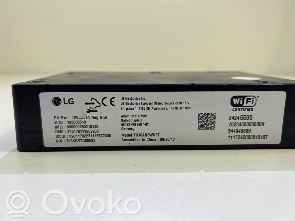 Opel Mokka X Other control units/modules 