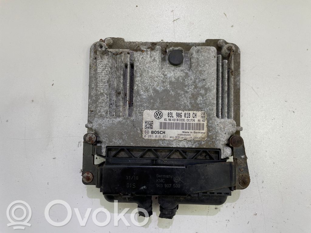 Skoda Superb B6 (3T) Engine control unit/module 