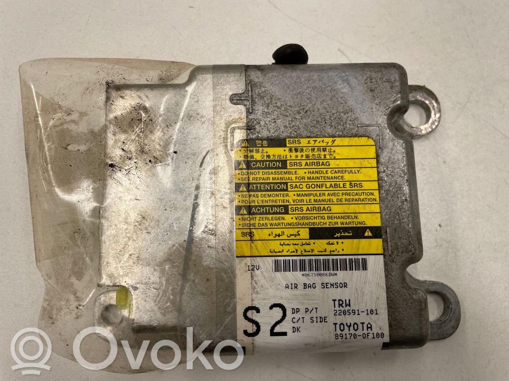 Toyota Verso Airbag control unit/module 