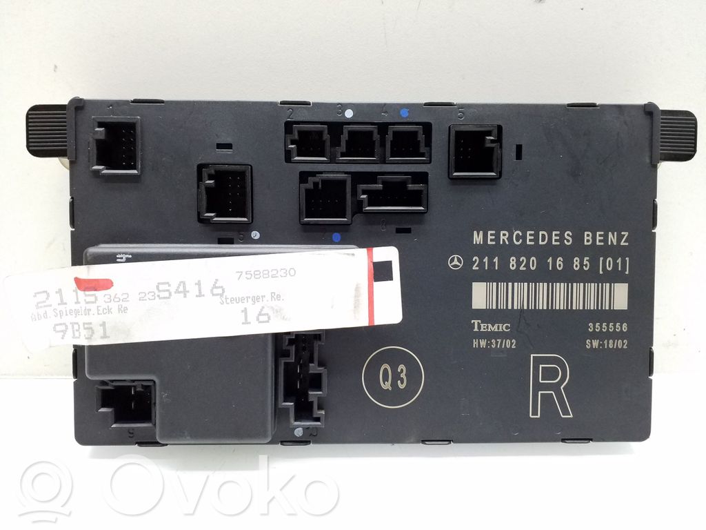 Mercedes-Benz E W211 Door control unit/module 
