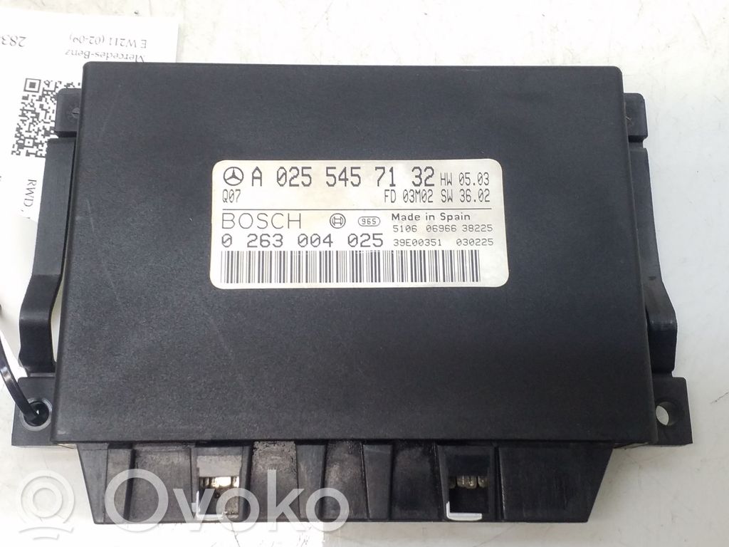 Mercedes-Benz E W211 Parking PDC control unit/module 