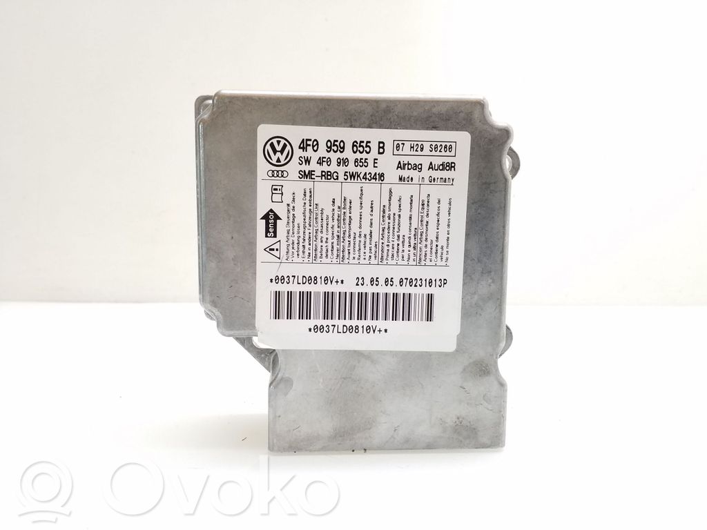 Audi A6 S6 C6 4F Sterownik / Moduł Airbag 
