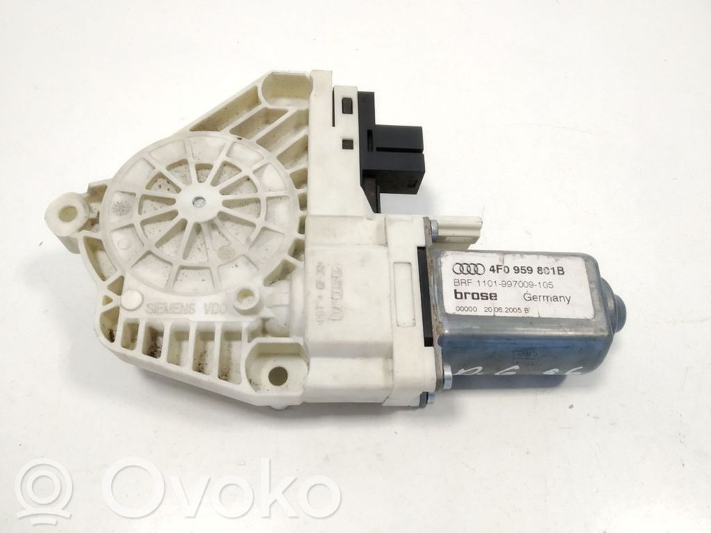 Audi A6 S6 C6 4F Silnik regulatora szyby drzwi przednich 