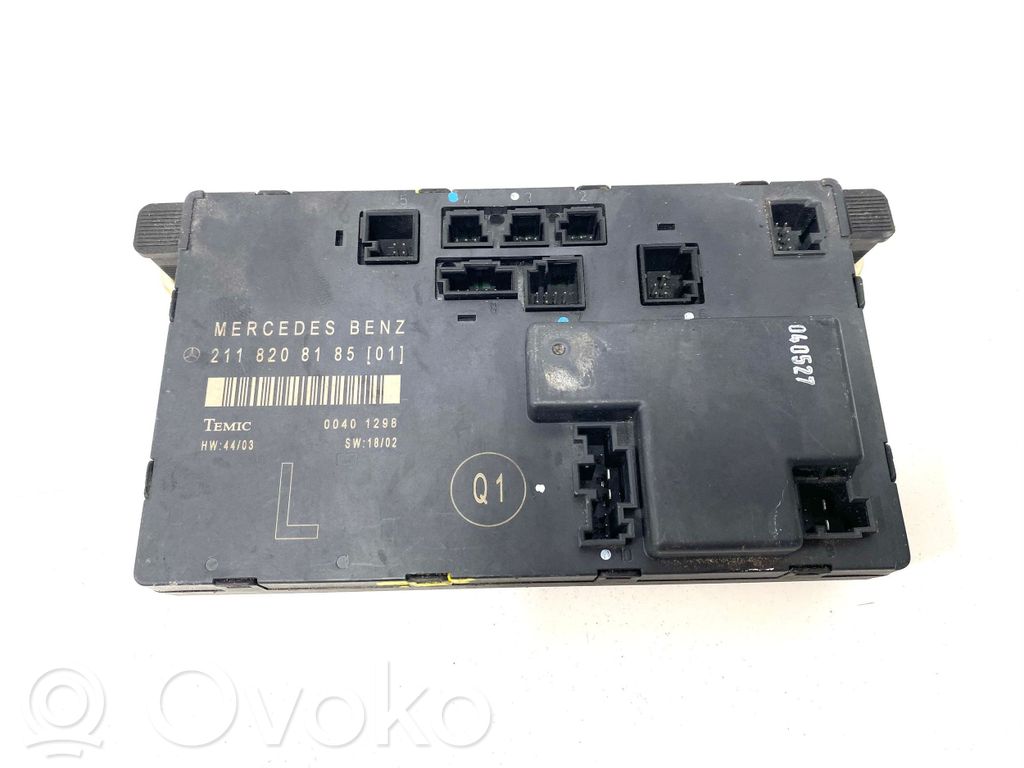 Mercedes-Benz E W211 Door control unit/module 