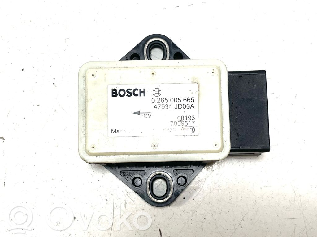 Nissan Qashqai ESP acceleration yaw rate sensor 