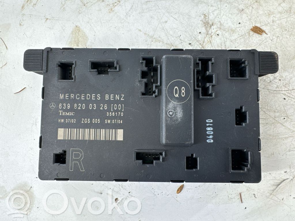 Mercedes-Benz Vito Viano W639 Sterownik / Moduł drzwi 