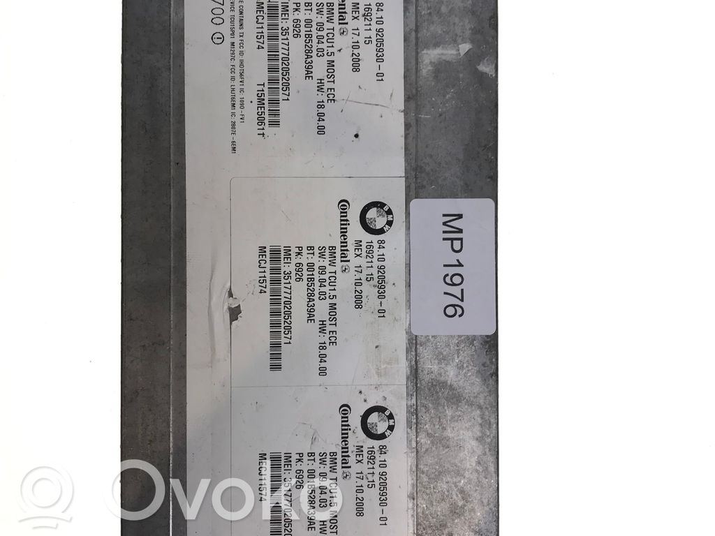 BMW X6 E71 Bluetooth control unit module 