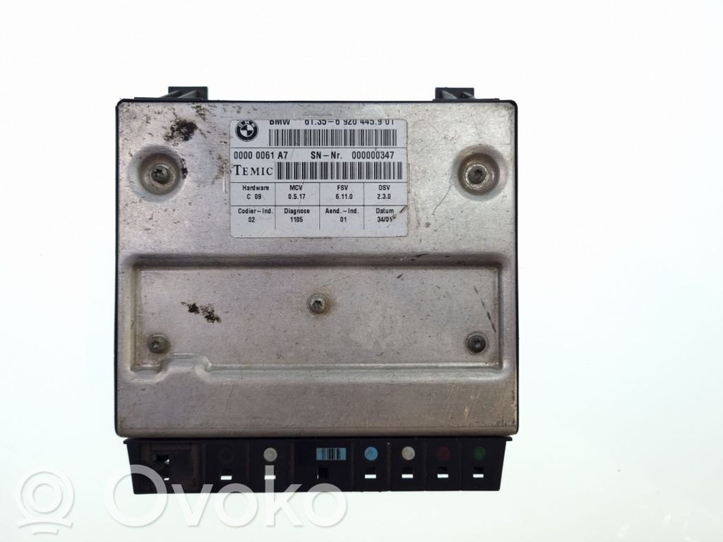 BMW 7 E65 E66 Seat control module 
