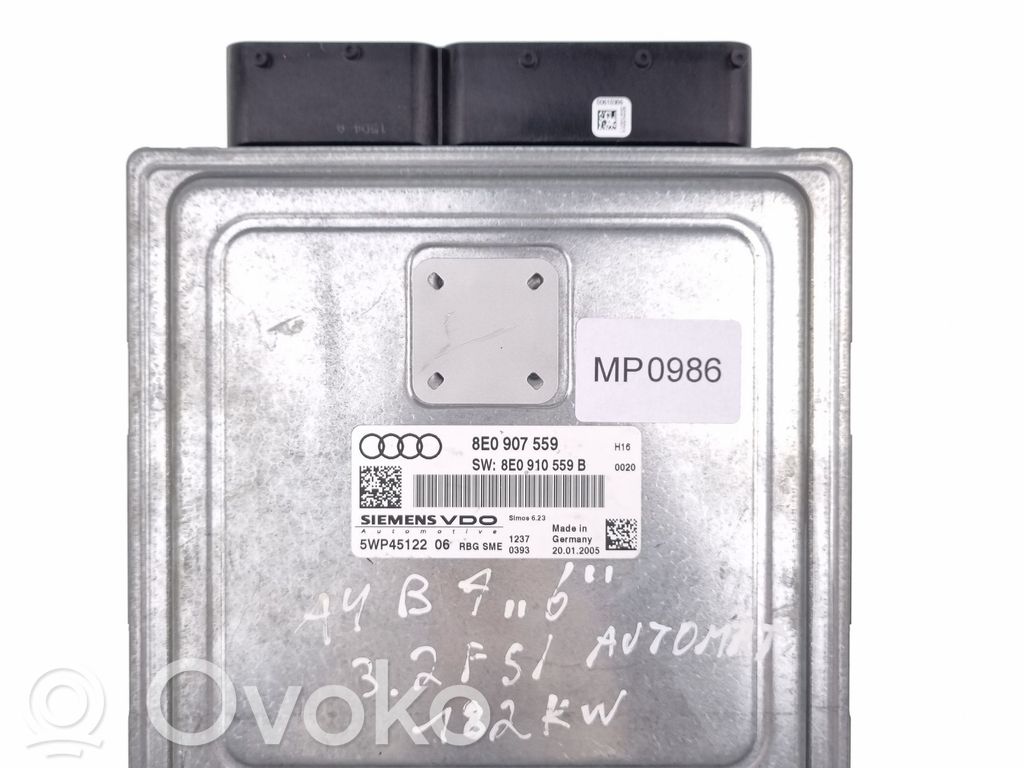Audi A4 S4 B7 8E 8H Engine control unit/module 