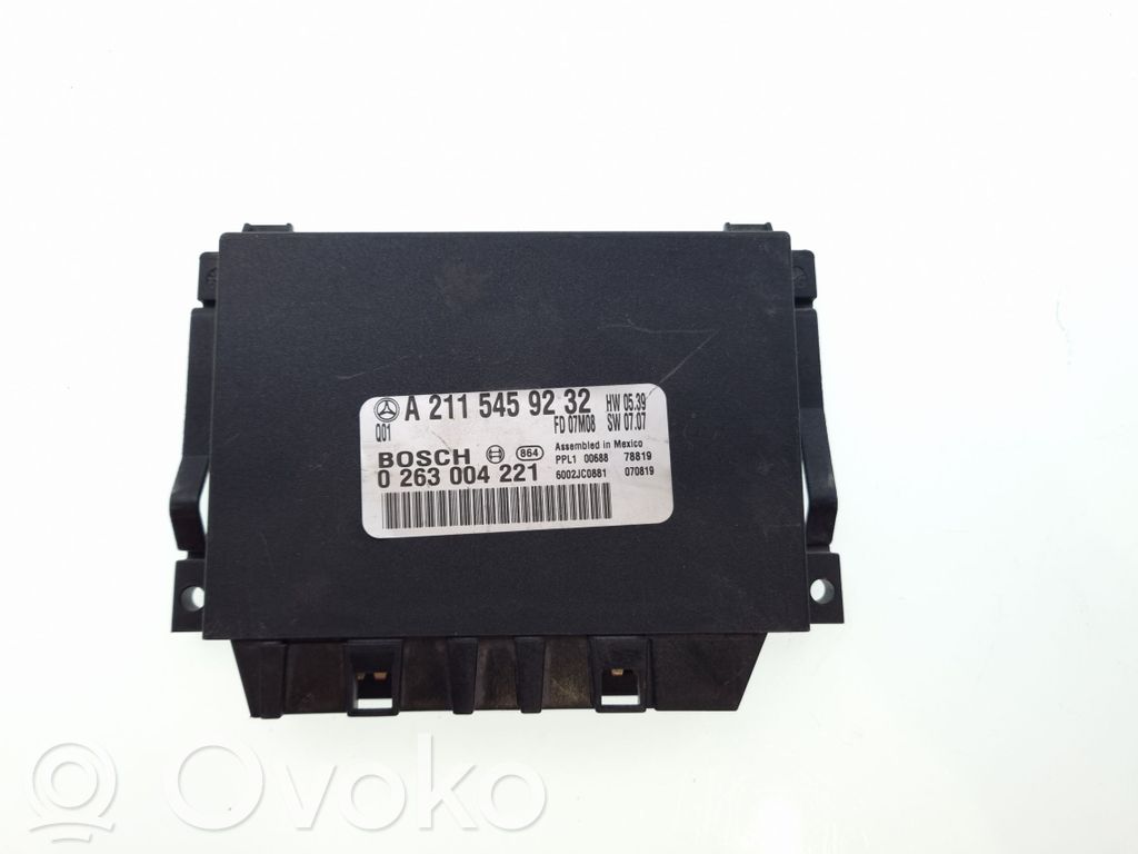 Mercedes-Benz E W211 Parking PDC control unit/module 