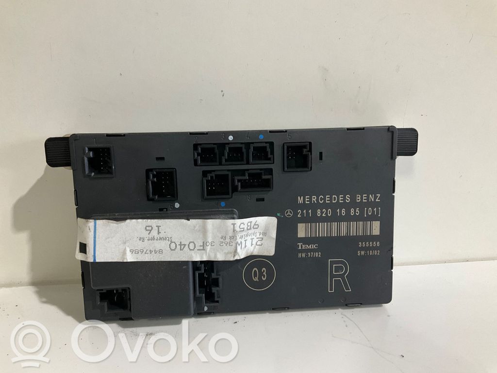 Mercedes-Benz E W211 Door control unit/module 
