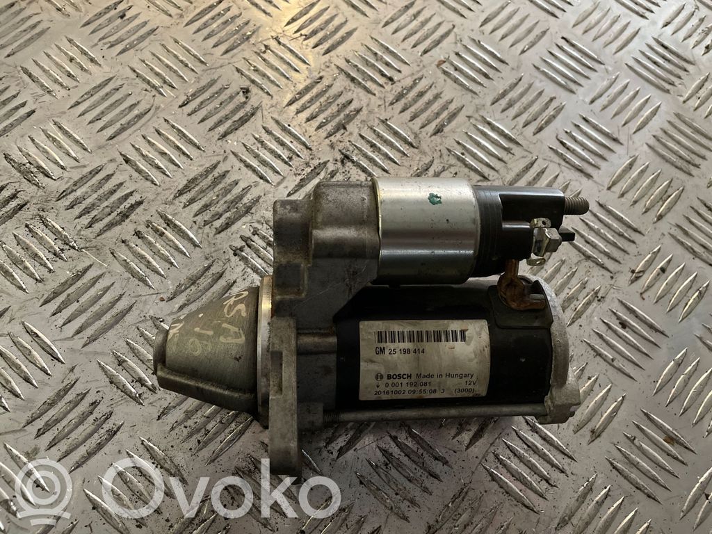 Opel Corsa E Starteris 