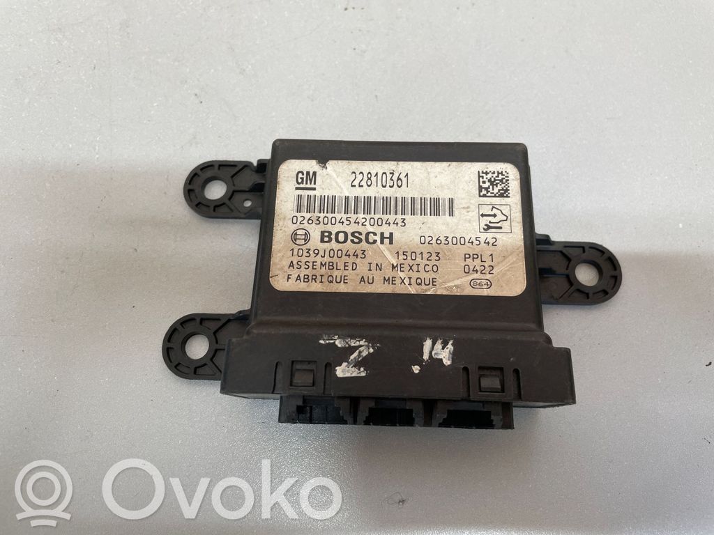 Opel Zafira C Parking PDC control unit/module 