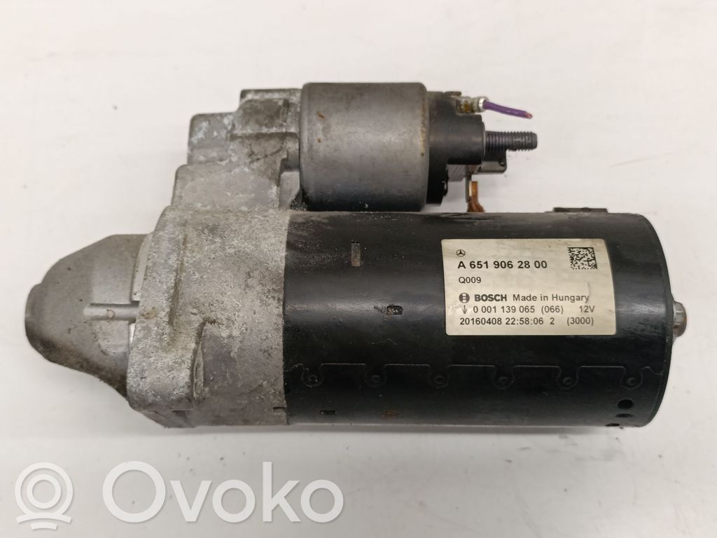 Mercedes-Benz C W205 Motor de arranque 