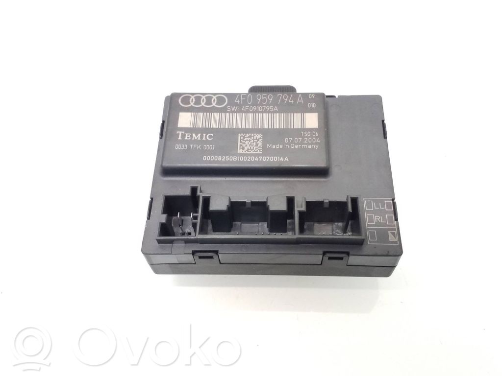Audi A6 S6 C6 4F Door control unit/module 