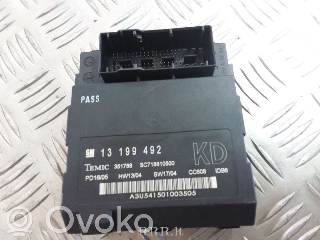 Opel Vectra C Comfort/convenience module 