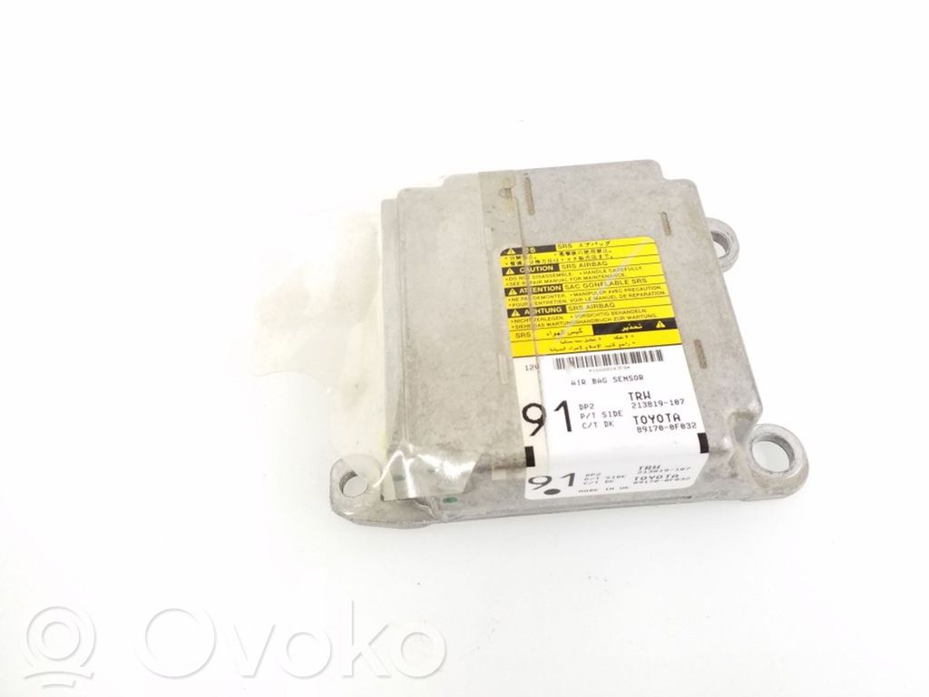 Toyota Corolla Verso AR10 Airbag control unit/module 
