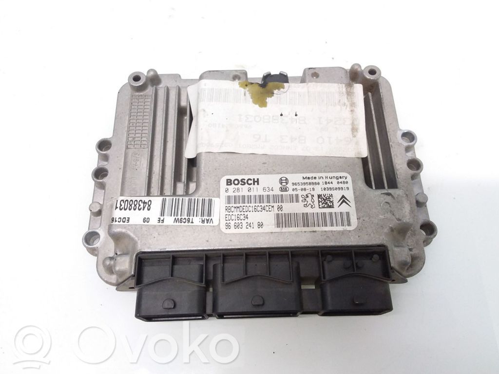 Peugeot 307 Engine control unit/module 
