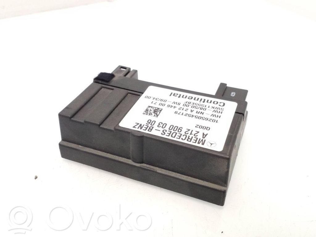 Mercedes-Benz E W212 Fuel injection pump control unit/module 