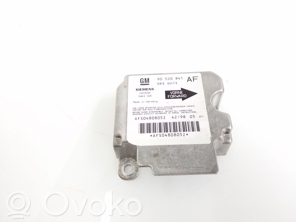 Opel Astra G Unidad de control/módulo del Airbag 