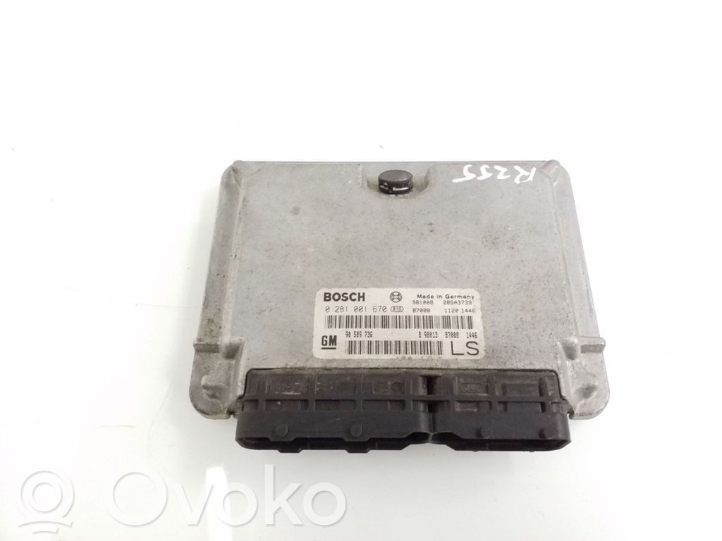 Opel Astra G Engine control unit/module 