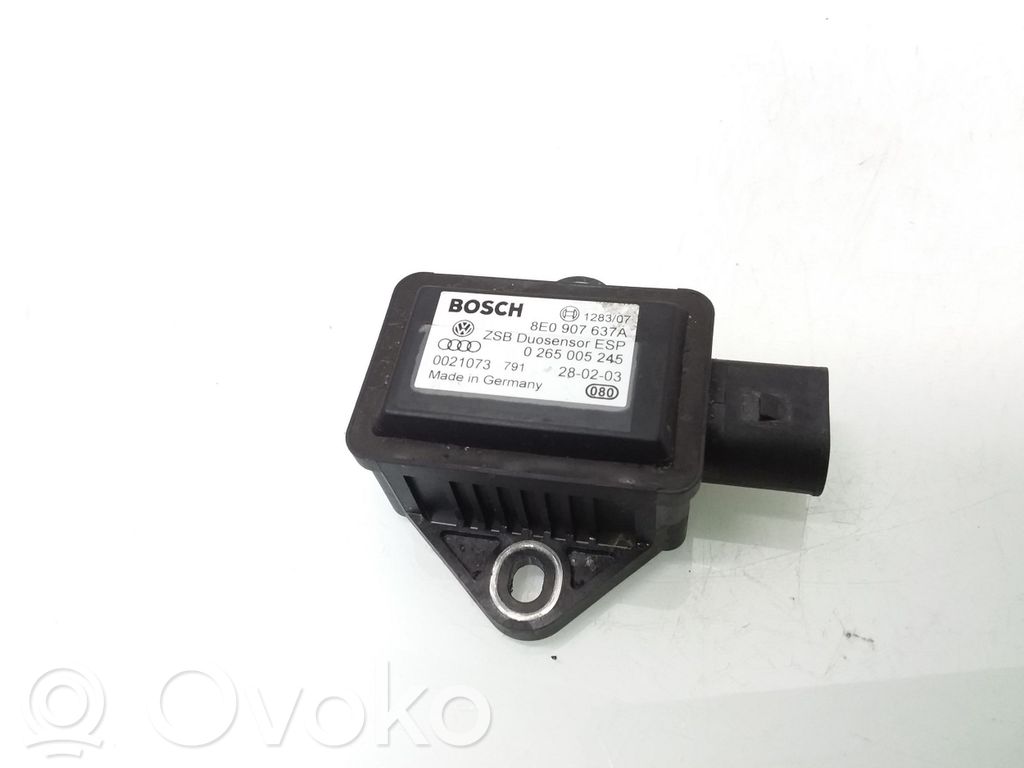 Audi A4 S4 B6 8E 8H ESP acceleration yaw rate sensor 